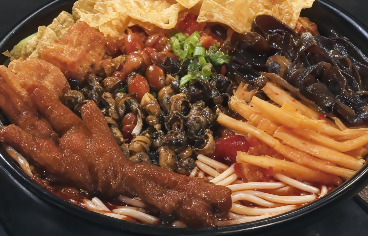 Chicken Feet Snail Rice Noodles — Mr Zheng Noodle House