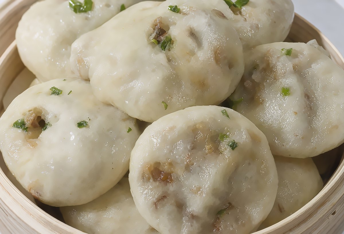 Scallion Xiaolongbao — Mr Zheng Noodle House